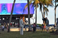 Reporter Superbowl - Ocean Drive Miami